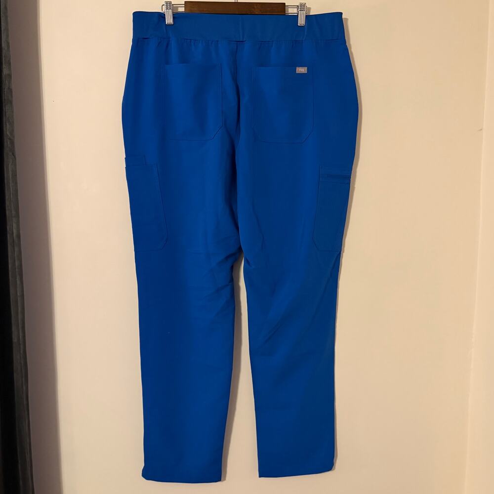 NWT Figs High Waisted Yola Skinny Scrub Pants Royal Blue Size XXL/T - Picture 4 of 11